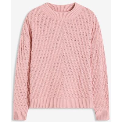 bonprix Boxy-Pullover rosa 52 bonprix Boxy-Pullover rosa 52