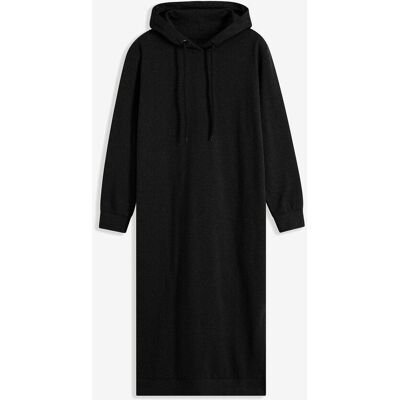 bonprix Sweatkleid mit Kapuze schwarz 32 bonprix Sweatkleid mit Kapuze schwarz 32