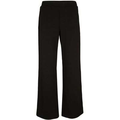 bonprix Weite Hose mit Gummibund aus Viskosemix schwarz 40 bonprix Weite Hose mit Gummibund aus Viskosemix schwarz 40
