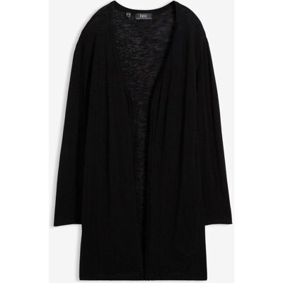 bonprix Longstrickjacke, offen schwarz 52 bonprix Longstrickjacke, offen schwarz 52