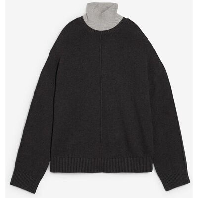 bonprix Pullover aus reiner Baumwolle grau 36 bonprix Pullover aus reiner Baumwolle grau 36