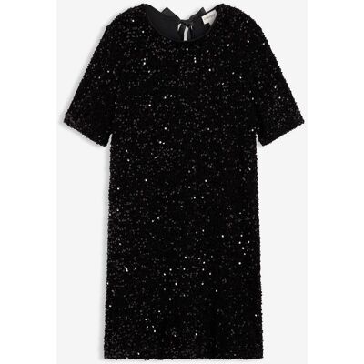bonprix Minikleid mit Pailletten schwarz 44 bonprix Minikleid mit Pailletten schwarz 44