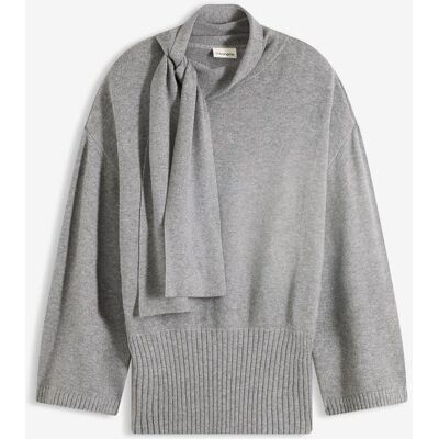 bonprix Oversize-Pullover aus softem Viskose-Mix grau 52 bonprix Oversize-Pullover aus softem Viskose-Mix grau 52