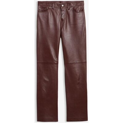 bonprix Lederhose aus Lammnappa braun 48 bonprix Lederhose aus Lammnappa braun 48