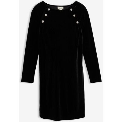 bonprix 2-in-1 festliches Umstands- und Stillkleid aus weichem Samt schwarz 48 bonprix 2-in-1 festliches Umstands- und Stillkleid aus weichem Samt schwarz 48