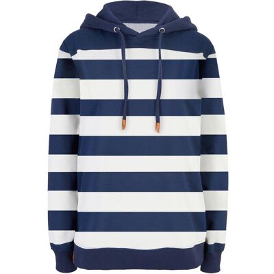 bonprix Kapuzensweatshirt aus Bio-Baumwolle blau 48 bonprix Kapuzensweatshirt aus Bio-Baumwolle blau 48