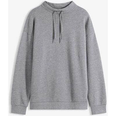 bonprix Sweatshirt aus reiner Bio-Baumwolle grau 36 bonprix Sweatshirt aus reiner Bio-Baumwolle grau 36