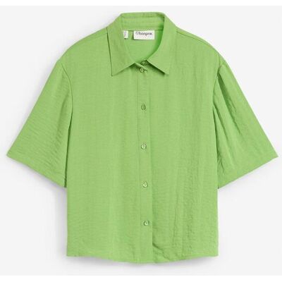 bonprix Boxy Bluse aus leichtem Crêpe grün 42 bonprix Boxy Bluse aus leichtem Crêpe grün 42