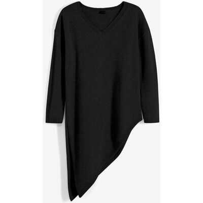 bonprix Long-Pullover schwarz 36 bonprix Long-Pullover schwarz 36