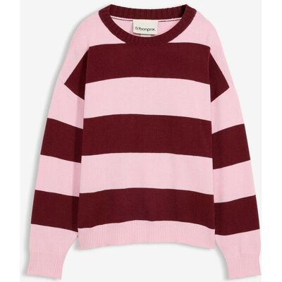 bonprix Oversize-Pullover aus softem Viskose-Mix rosa 48 bonprix Oversize-Pullover aus softem Viskose-Mix rosa 48