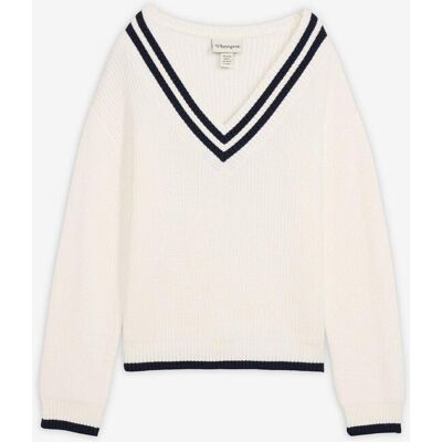 bonprix Pullover aus Viskosemix weiß 52 bonprix Pullover aus Viskosemix weiß 52