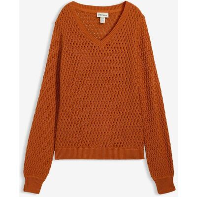 bonprix Pullover aus Baumwoll-Mix braun 52 bonprix Pullover aus Baumwoll-Mix braun 52