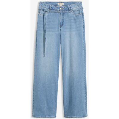 bonprix Wide-Leg-Jeans Mid Waist blau 44 bonprix Wide-Leg-Jeans Mid Waist blau 44