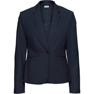 bonprix Blazer mit Paspeltaschen Petite blau 36 bonprix Blazer mit Paspeltaschen Petite blau 36
