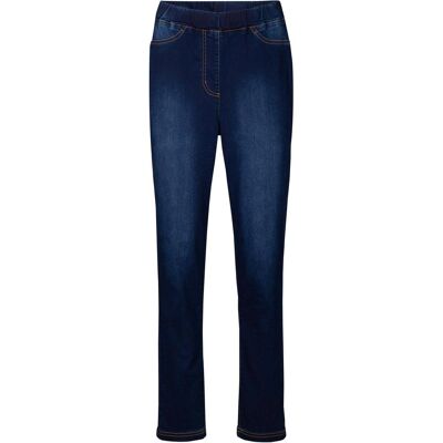 bonprix High Waist Jeggings aus leichter, elastischer Thermoqualität mit Bequembund blau 46 bonprix High Waist Jeggings aus leichter, elastischer Thermoqualität mit Bequembund blau 46