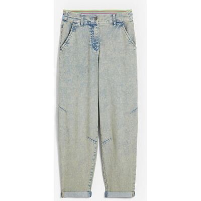 bonprix Boyfriend-Jeans mit Vintagewaschung blau 50 bonprix Boyfriend-Jeans mit Vintagewaschung blau 50