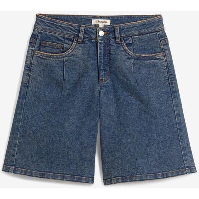 bonprix Jeans-Bermuda Mid Waist blau 48 bonprix Jeans-Bermuda Mid Waist blau 48