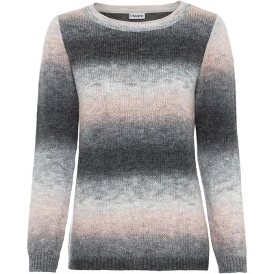 bonprix Grobstrick-Pullover mit Farbverlauf 40 bonprix Grobstrick-Pullover mit Farbverlauf 40