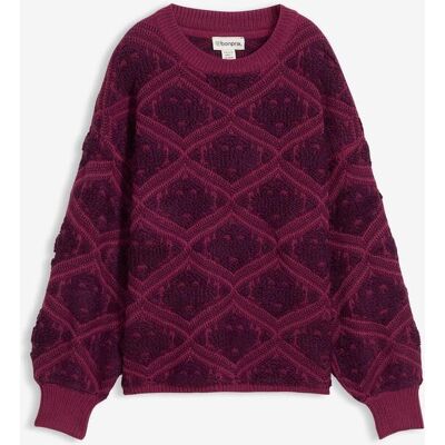 bonprix Boxy-Strickpullover lila 32 bonprix Boxy-Strickpullover lila 32