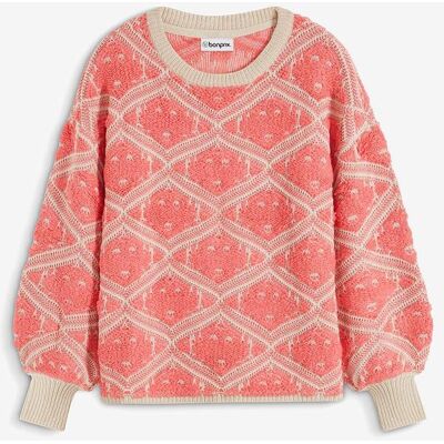 bonprix Boxy-Strickpullover rosa 36 bonprix Boxy-Strickpullover rosa 36