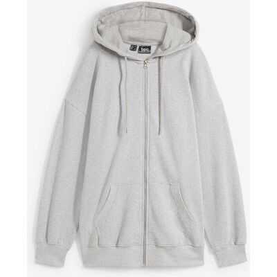 bonprix Kapuzen-Sweatjacke grau 40 bonprix Kapuzen-Sweatjacke grau 40