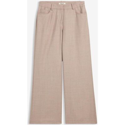 bonprix Weite 5-Pocket Hose mit Wolle beige 40 bonprix Weite 5-Pocket Hose mit Wolle beige 40