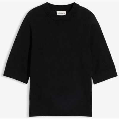 bonprix Pullover mit Seidenanteil schwarz 52 bonprix Pullover mit Seidenanteil schwarz 52