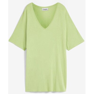 bonprix Long-Shirt aus Viskose-Mix grün 52 bonprix Long-Shirt aus Viskose-Mix grün 52