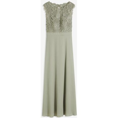 bonprix Maxikleid mit Spitze grün 46 bonprix Maxikleid mit Spitze grün 46