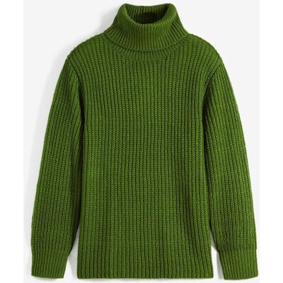 bonprix Strickpullover mit Rollkragen grün 32 bonprix Strickpullover mit Rollkragen grün 32