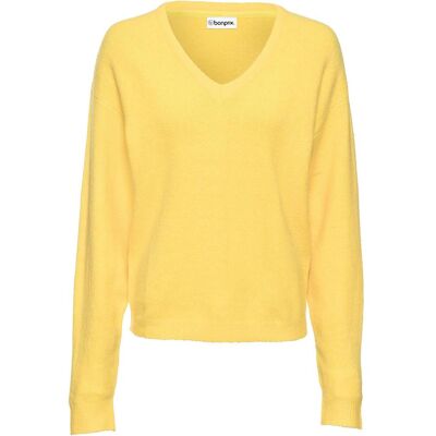 bonprix Oversize-Strick-Pullover gelb 36 bonprix Oversize-Strick-Pullover gelb 36