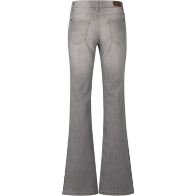 bonprix Bootcut Jeans Mid Waist, Komfort-Stretch grau 48 bonprix Bootcut Jeans Mid Waist, Komfort-Stretch grau 48