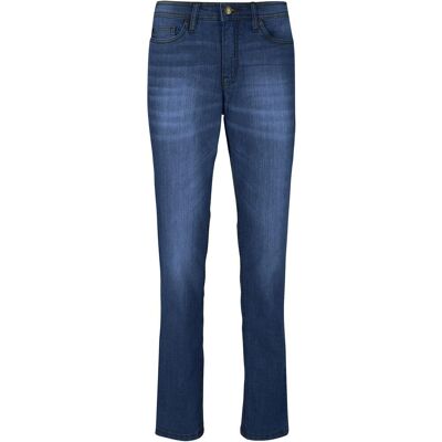 bonprix Mom-Jeans Mid Waist, Komfort-Stretch blau 40 bonprix Mom-Jeans Mid Waist, Komfort-Stretch blau 40