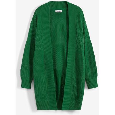 bonprix Longstrickjacke grün 56 bonprix Longstrickjacke grün 56