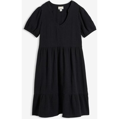 bonprix Oversized-Kleid aus Baumwoll-Musselin schwarz 54 bonprix Oversized-Kleid aus Baumwoll-Musselin schwarz 54