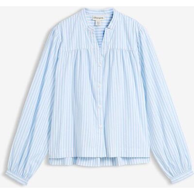 bonprix Bluse aus festem Popeline blau 38 bonprix Bluse aus festem Popeline blau 38