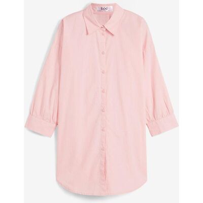 bonprix Oversize-Hemd aus Baumwolle mit 3/4 Arm rosa 50 bonprix Oversize-Hemd aus Baumwolle mit 3/4 Arm rosa 50