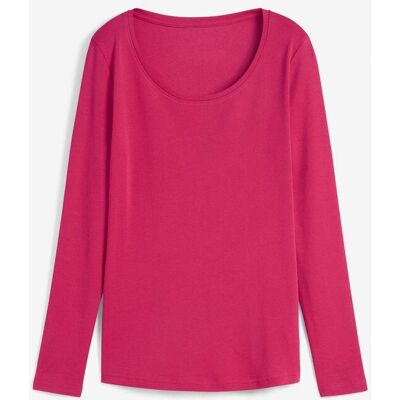 bonprix Langarmshirt aus reiner Bio-Baumwolle pink 32 bonprix Langarmshirt aus reiner Bio-Baumwolle pink 32
