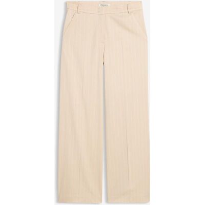 bonprix Marlenehose mit Nadelstreifen beige 54 bonprix Marlenehose mit Nadelstreifen beige 54
