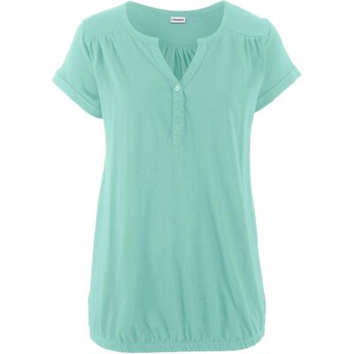 bonprix Baumwoll-Shirt, Kurzarm grün 52 bonprix Baumwoll-Shirt, Kurzarm grün 52