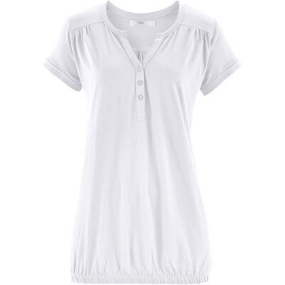 bonprix Baumwoll-Shirt, Kurzarm weiß 48 bonprix Baumwoll-Shirt, Kurzarm weiß 48