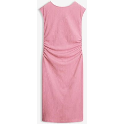 bonprix Shirtkleid aus strukturiertem Crêpe rosa 52 bonprix Shirtkleid aus strukturiertem Crêpe rosa 52