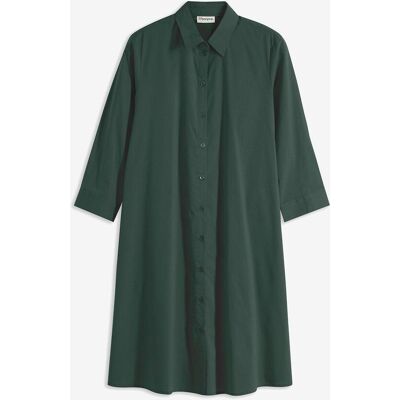bonprix Hemdblusenkleid aus griffigem Popeline grün 36 bonprix Hemdblusenkleid aus griffigem Popeline grün 36