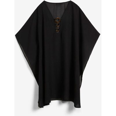 bonprix Strandtunika aus leichtem Chiffon schwarz 36 bonprix Strandtunika aus leichtem Chiffon schwarz 36