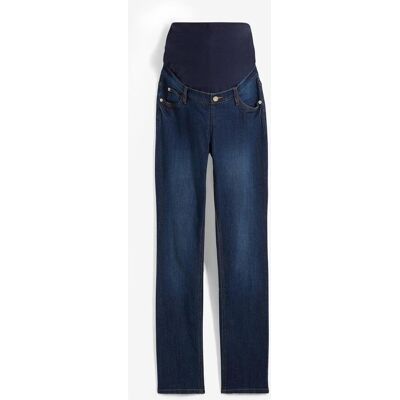 bonprix Umstandsjeans aus Bio-Baumwolle, Straight Leg blau 34 bonprix Umstandsjeans aus Bio-Baumwolle, Straight Leg blau 34