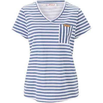bonprix Lockeres T-Shirt aus reiner Baumwolle blau 40 bonprix Lockeres T-Shirt aus reiner Baumwolle blau 40