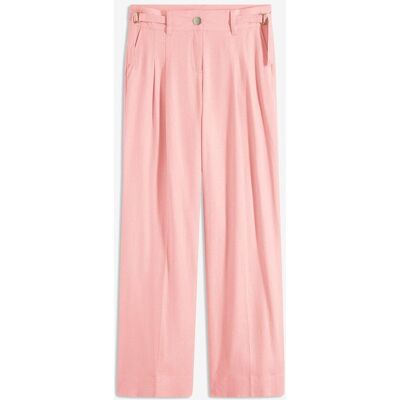 bonprix Palazzo-Hose aus leichtem Leinen-Mix rosa 40 bonprix Palazzo-Hose aus leichtem Leinen-Mix rosa 40