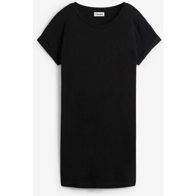 bonprix Boxy-Longshirt mit kurzen Ärmeln schwarz 40 bonprix Boxy-Longshirt mit kurzen Ärmeln schwarz 40