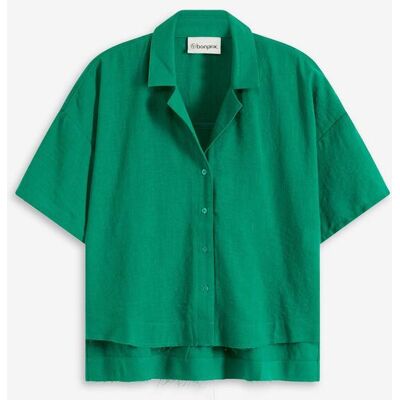 bonprix Oversize-Hemdbluse grün 38 bonprix Oversize-Hemdbluse grün 38