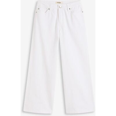 bonprix Culotte aus elastischem Baumwoll-Mix weiß 38 bonprix Culotte aus elastischem Baumwoll-Mix weiß 38